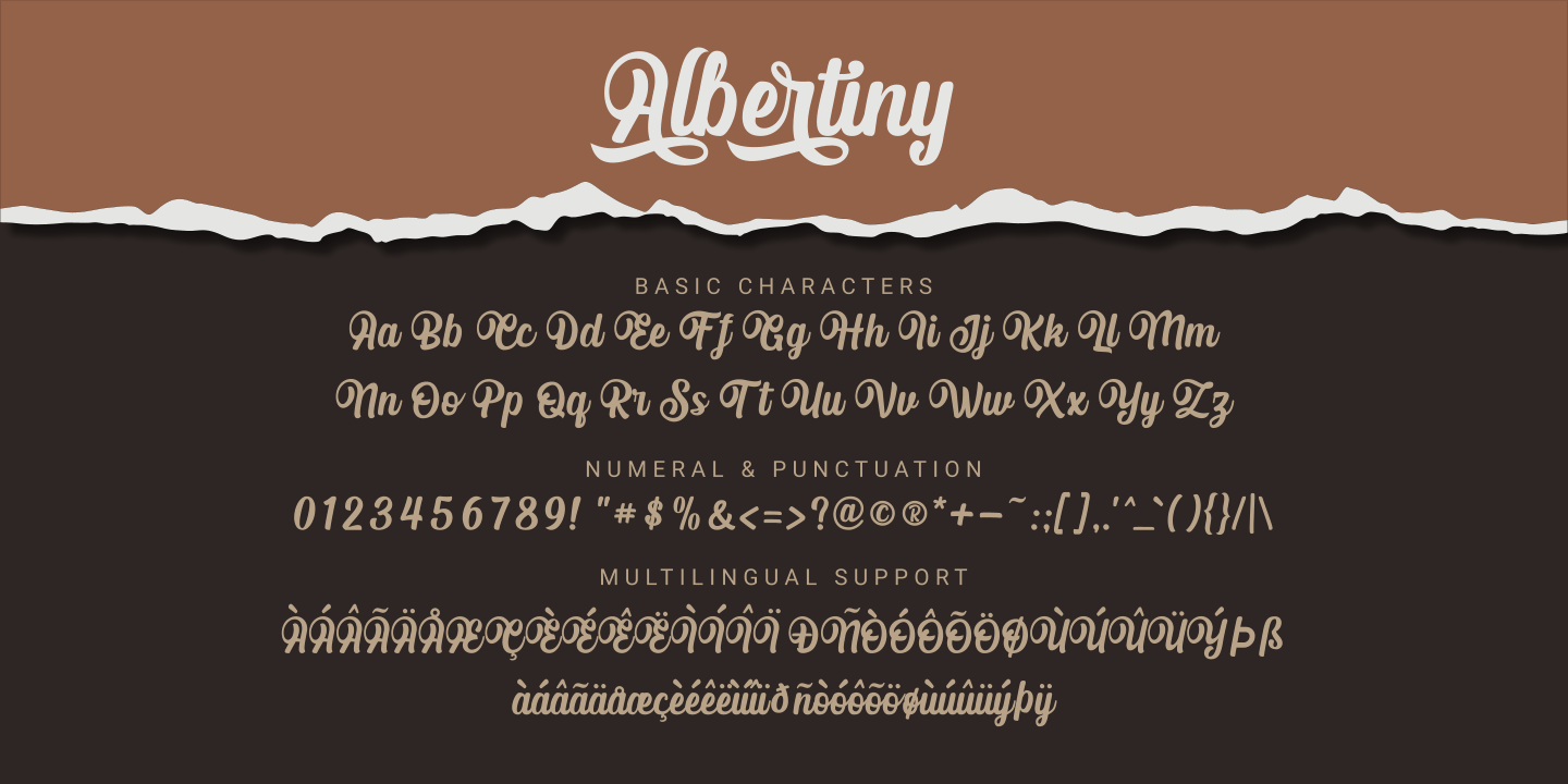 Пример шрифта Albertiny Regular
